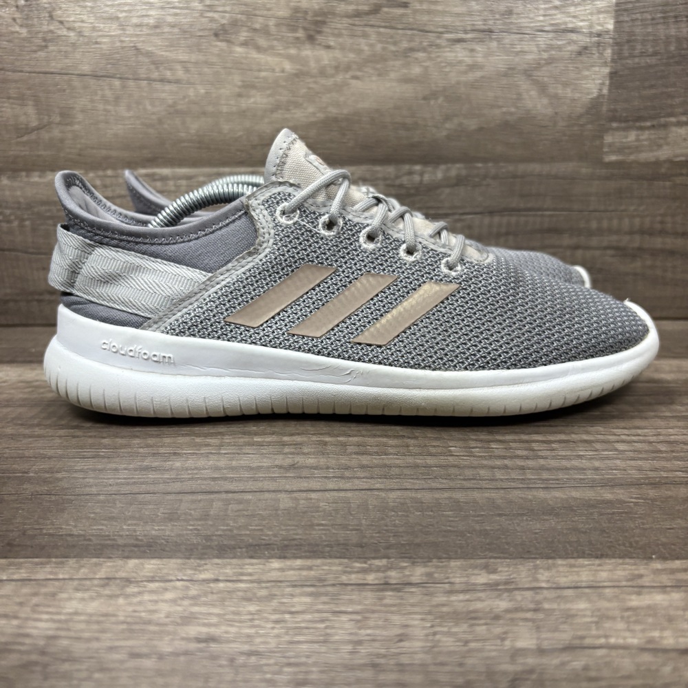 Adidas Cloudfoam QT Flex Gray Womens US Size 8.5 EUR 40.67 DA9835 Running Shoes